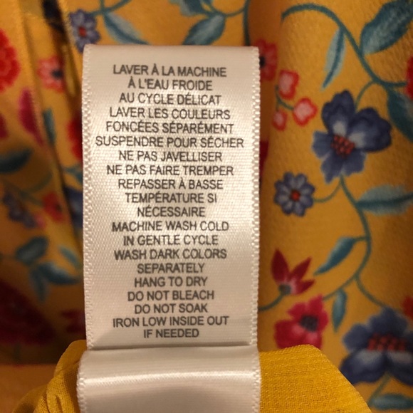 Yellow floral romper - Picture 9 of 9